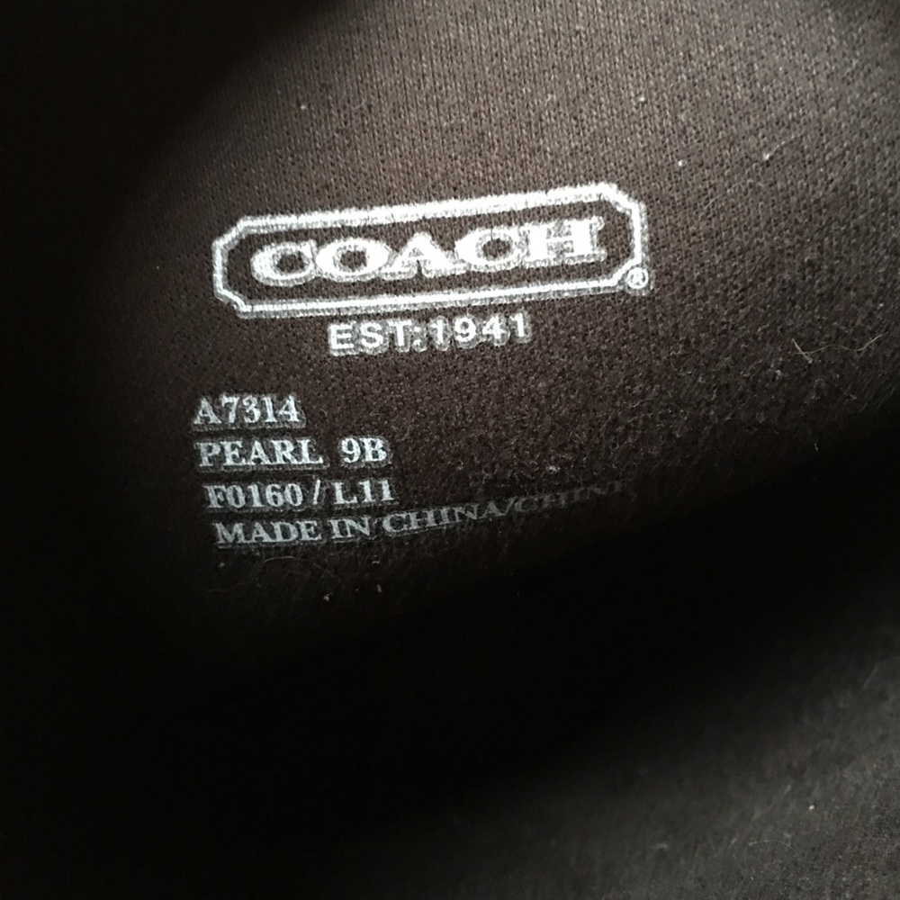 Coach rain boots - Picture 3 of 3